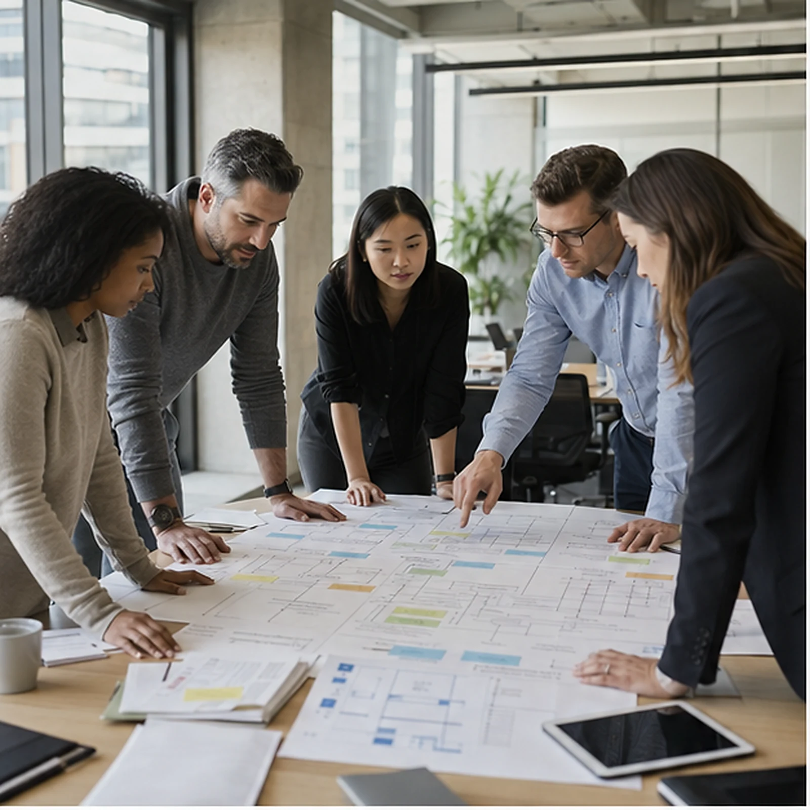 Team mapping processes and architecture